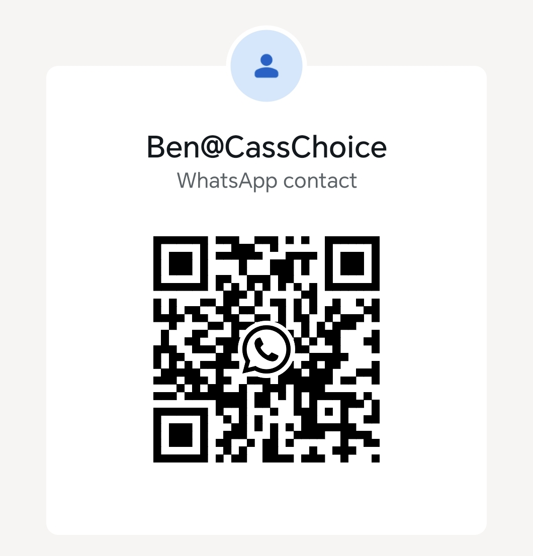 Ben CassChoice WhatsApp QR code